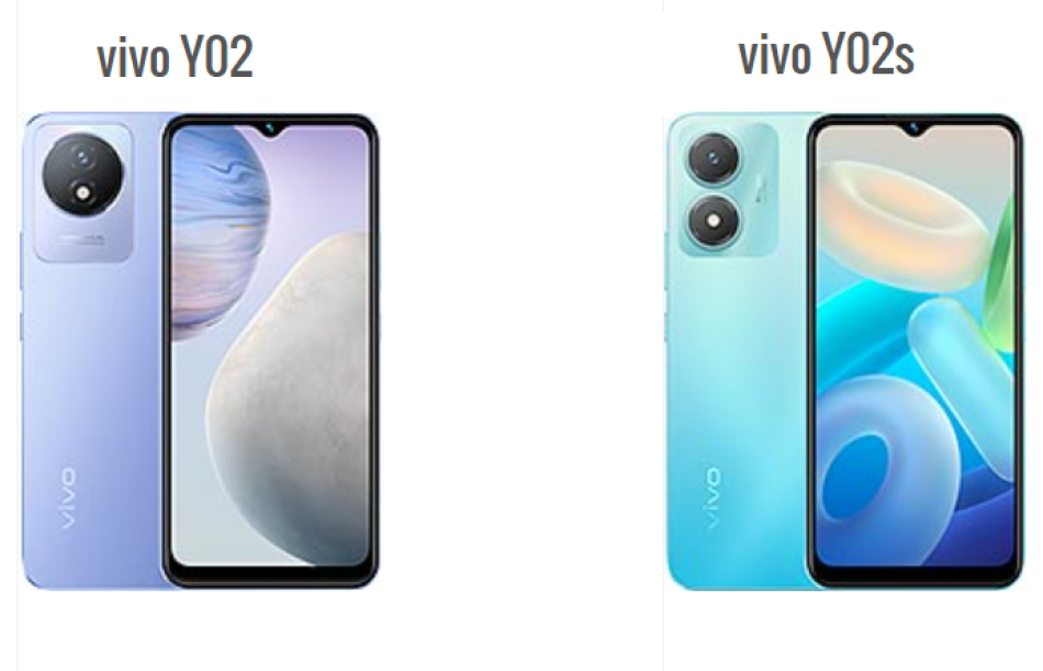 Quelle est la différence entre vivo Y02 Edition et vivo Y02s?