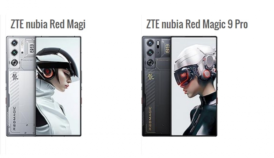 Principales différences entre ZTE nubia Red Magic 9 Pro+ et ZTE nubia Red Magic 9 Pro