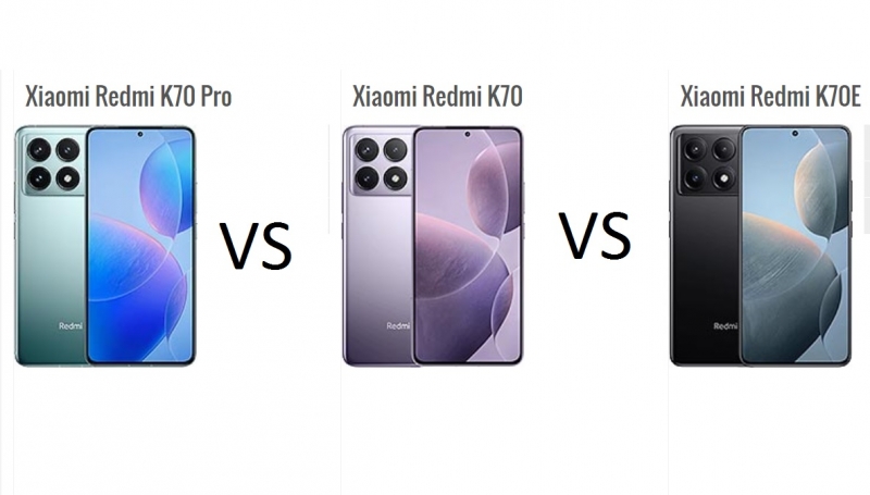 Las principales diferencias entre el Redmi K70 Pro, Redmi K70 y Redmi K70E