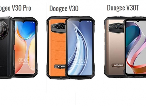 The main differences between Doogee V30 Pro, Doogee V30 and Doogee V30T